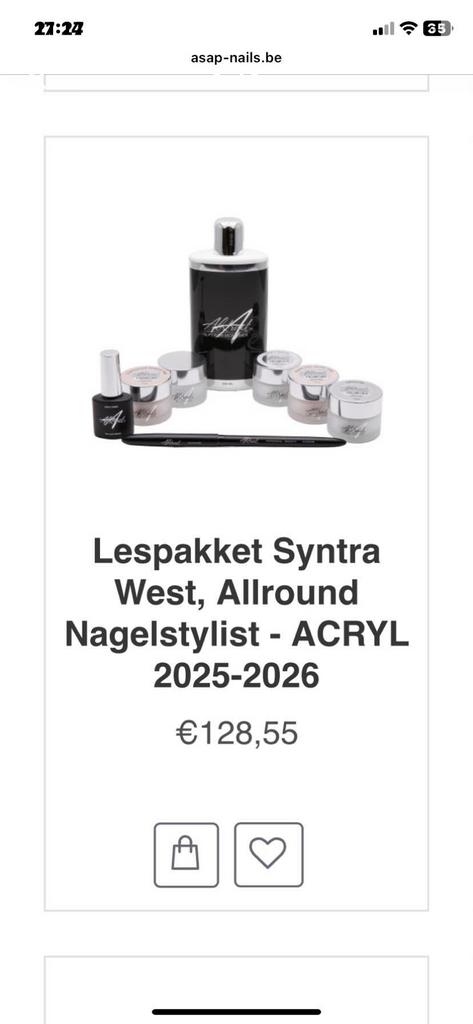 ACRYL pakket NIEUW, Handtassen en Accessoires, Uiterlijk | Cosmetica en Make-up, Zwart, Nieuw, Ophalen of Verzenden, Accessoires