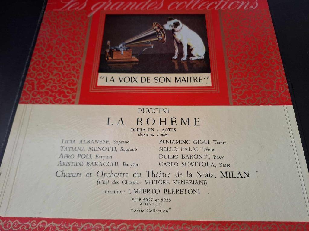 Puccini / Berretoni - La Bohème - Opera In Four Acts Box 2Lp, Ophalen, Gebruikt, Opera of Operette, 12 inch