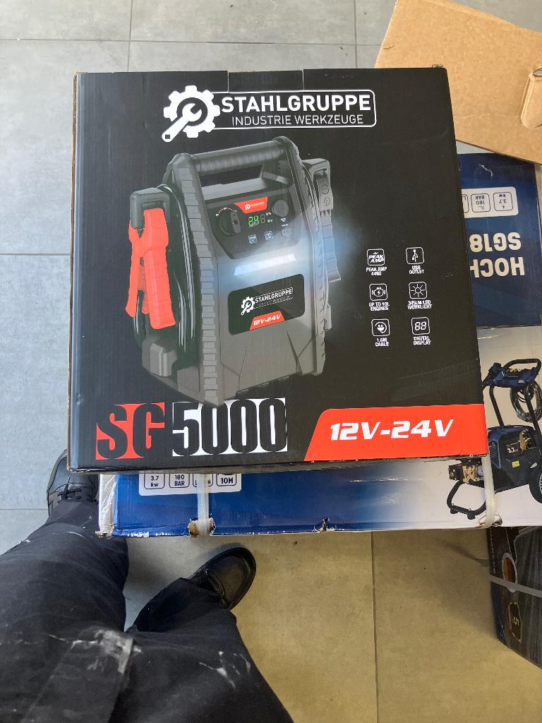 Startbooster, Ophalen, Nieuw