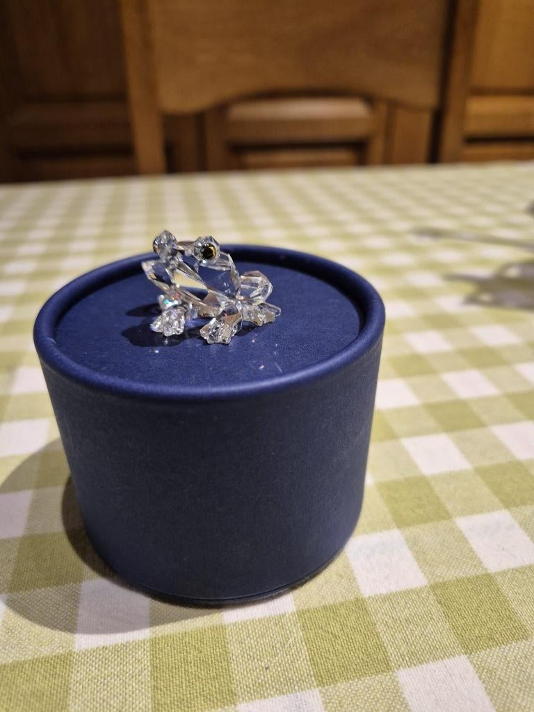 Swarovski kristal kikker, Verzamelen, Ophalen of Verzenden, Zo goed als nieuw, Figuurtje