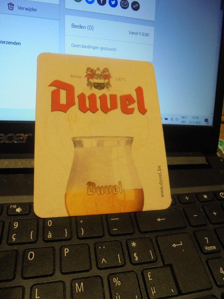 Duvel, Ophalen of Verzenden, Zo goed als nieuw, Viltje(s), Duvel