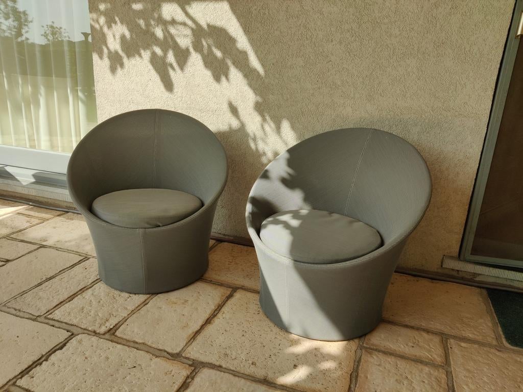 2 zeteltjes terras orangerie, Tuin en Terras, Ophalen, Zo goed als nieuw