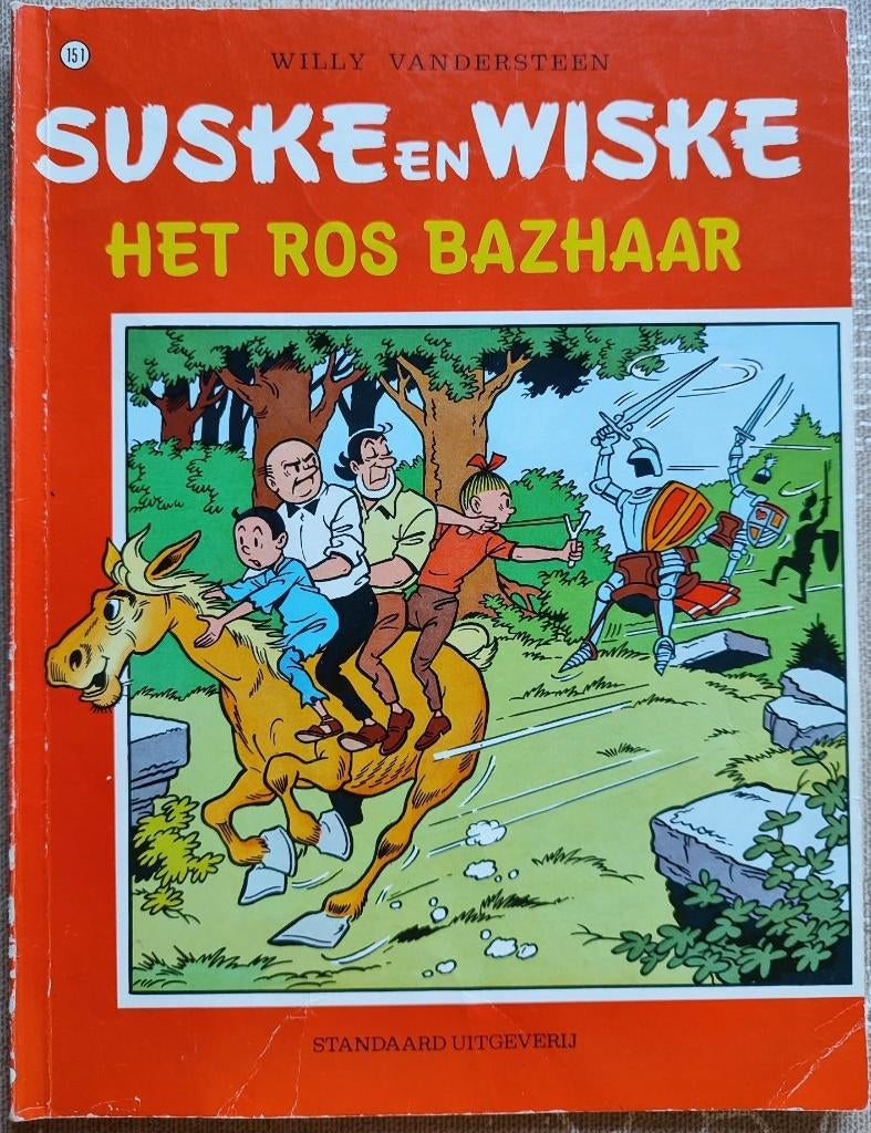 strip 151 Suske en Wiske, Eén stripboek, Ophalen of Verzenden, Gelezen, Willy Vandersteen
