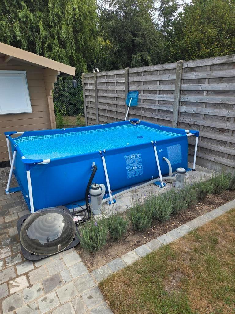 Intex zwembad 300 x 200 x75 met alle toebehoren, Tuin en Terras, Zwembaden, Ophalen, Zo goed als nieuw, Opzetzwembad, 200 tot 400 cm