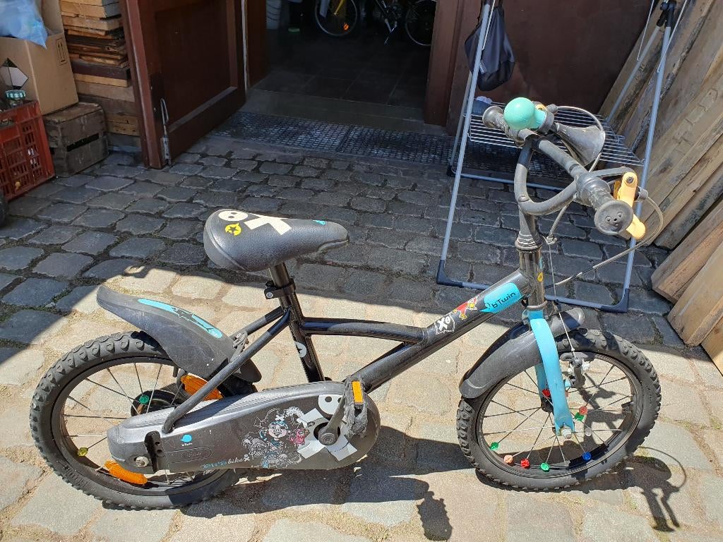 16" Fiets BT twin, Fietsen en Brommers, Ophalen, Gebruikt, Handrem, B'twin