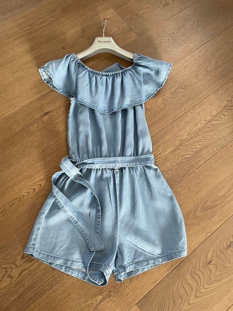 Jumpsuit jeans maat S, Blauw, Vero Moda, Ophalen of Verzenden, Zo goed als nieuw