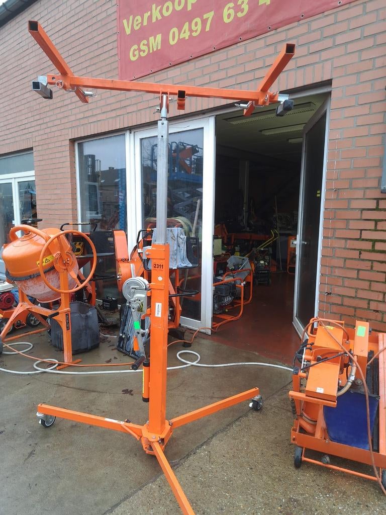Gipsplaatlift te koop, Ophalen