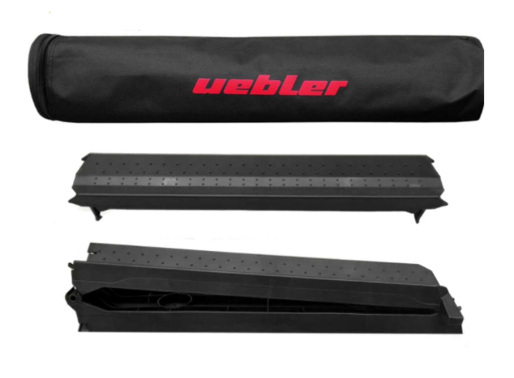 Oprijgoot Uebler 19950 + Tas voor oprijgoot -  I21, I31, F14, Enlèvement ou Envoi, Neuf, Accessoire porte-vélos, Vélo électrique