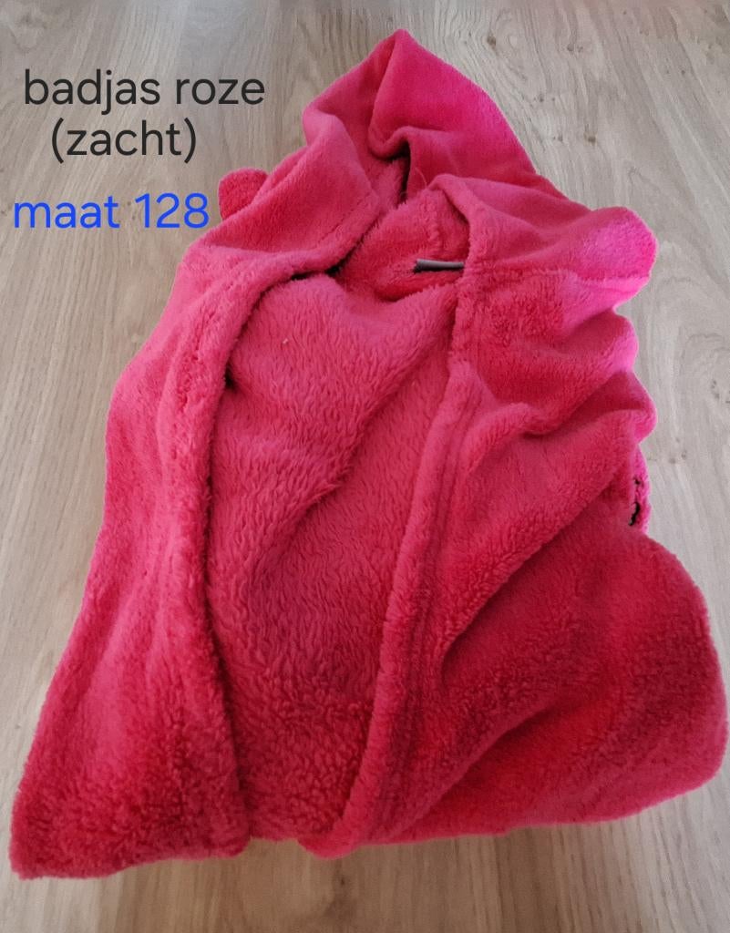 Roze badjas maat 128, Ophalen of Verzenden, Gebruikt, Jongen of Meisje, Overige typen