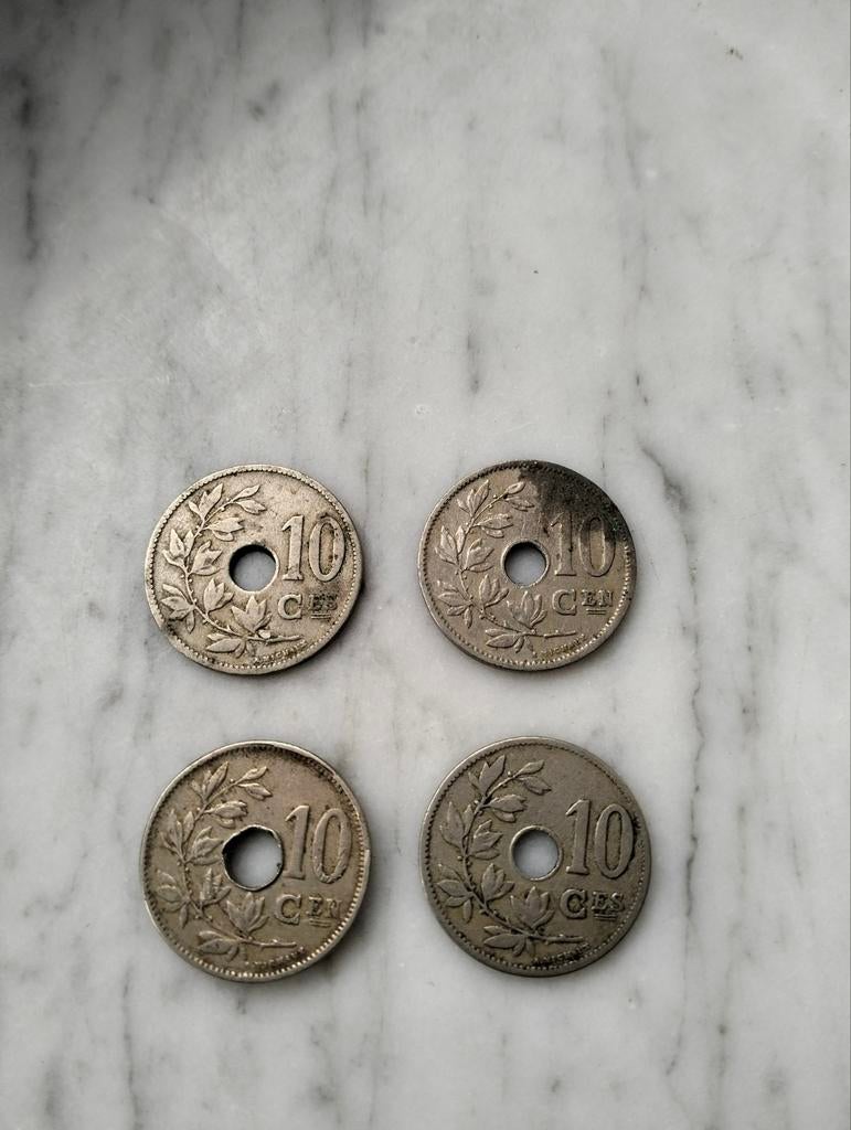 België, 10 Cent, 1902-  en 1920, Postzegels en Munten, Munten | België, Ophalen of Verzenden