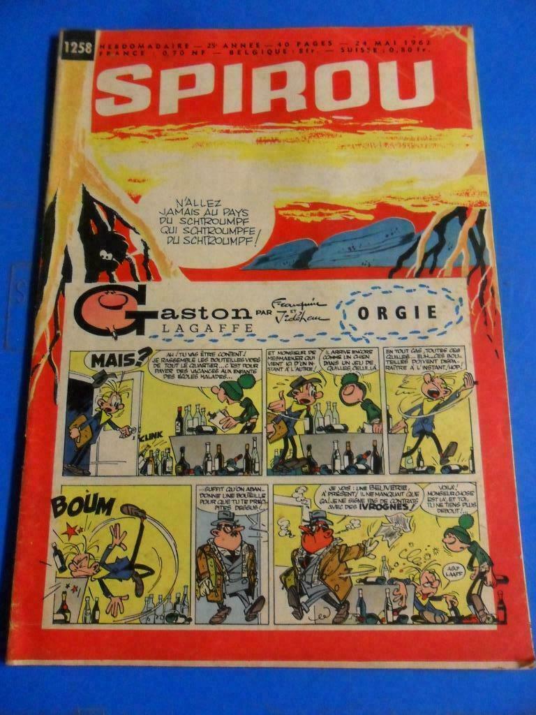 Spirou Hebdomadaire - 24 Mai 1962, Une BD, Enlèvement ou Envoi, Utilisé