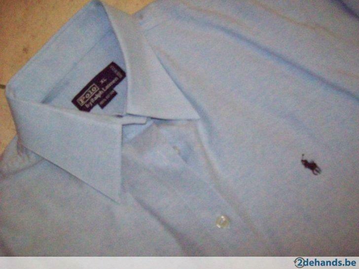 hemdsbloes ralph lauren LM     m   xl    nieuw, Enlèvement ou Envoi, Neuf, Taille 46/48 (XL) ou plus grande, Bleu