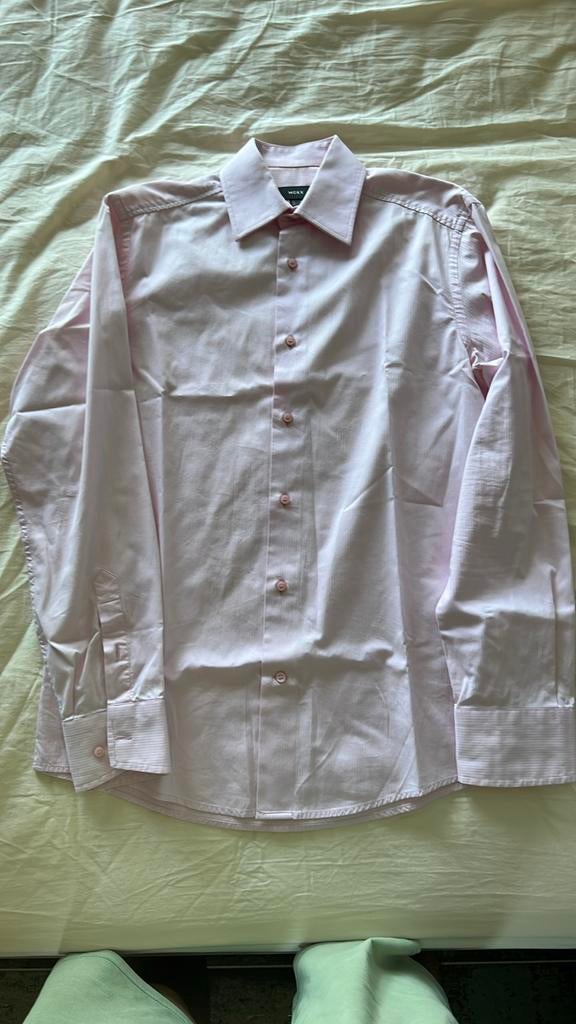 roze hemd 100% cotton, Kleding | Heren, Halswijdte 38 (S) of kleiner, Zo goed als nieuw, Roze, Ophalen