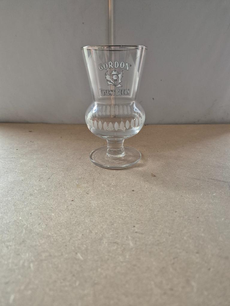 Verre Gordon Finest Beers, Enlèvement ou Envoi, Utilisé, Verre ou Verres, Autres marques