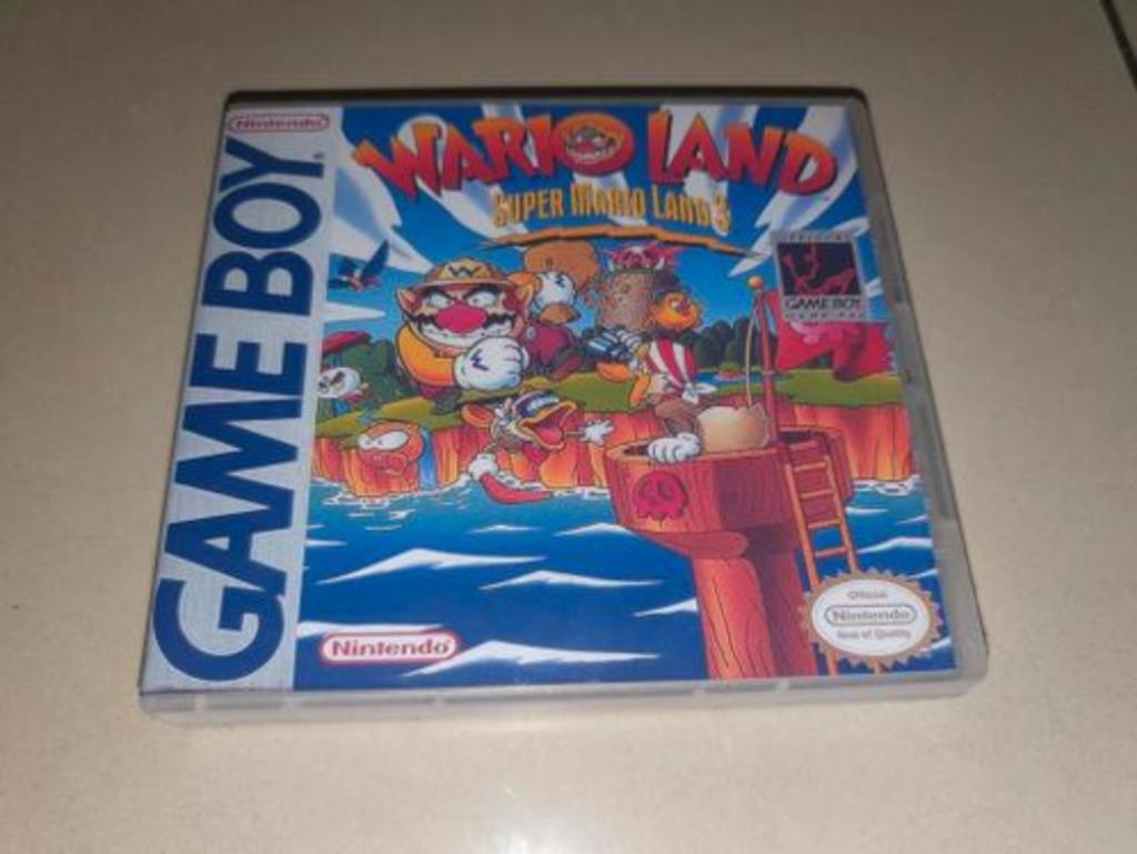 Wario Land Super Mario Land 3 Game Boy GB Game Case, Envoi, Comme neuf