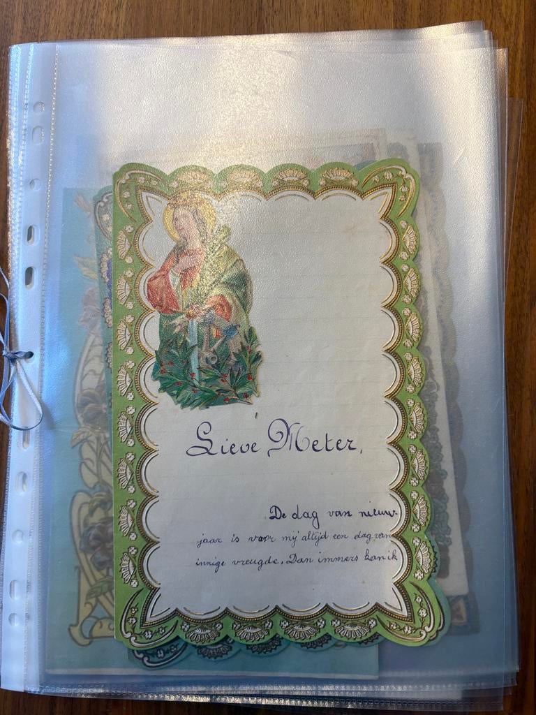 19 anciennes lettres du Nouvel An, Enlèvement ou Envoi, Utilisé