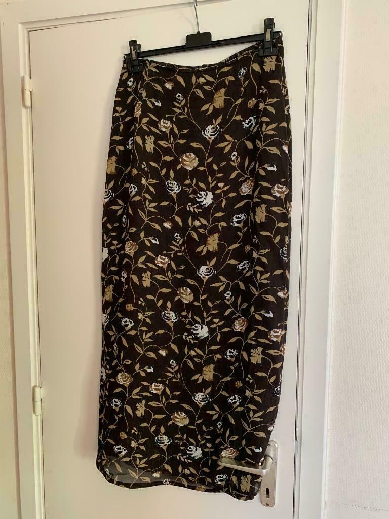 Lange bruine rok Street One maat 40, Taille 38/40 (M), Street One, Comme neuf, Brun