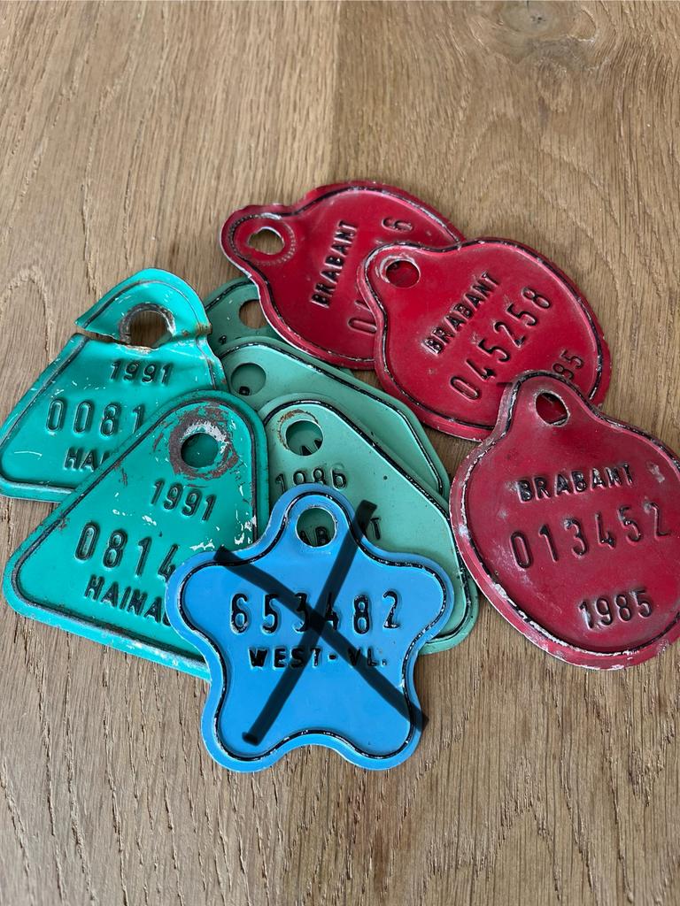 Plaques de vélo anciennes, Vélos & Vélomoteurs, Accessoires vélo | Autres Accessoires de vélo, Utilisé