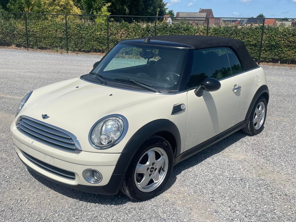 Mini Cooper Cabriolet 98 000 km 1.6i, Autos, Ordinateur de bord, Entreprise, Boîte manuelle, Essence