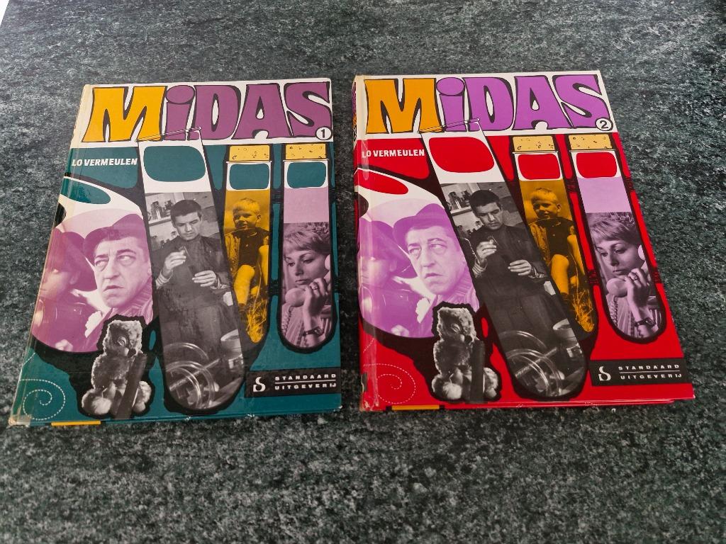 Boeken Midas deel 1 + deel 2, Tv-serie, Lo vermeulen, Ophalen, Gelezen