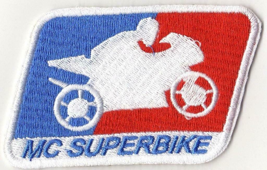 Patch MC Superbike - 87 x 54 mm, Ophalen of Verzenden, Nieuw zonder kaartje, Overige typen