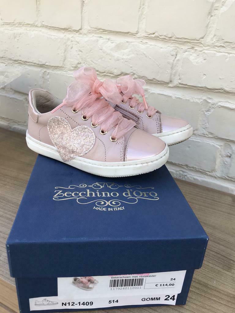 Roze schoentjes Zecchino d’oro maat 24, Ophalen of Verzenden, Zo goed als nieuw, Schoentjes