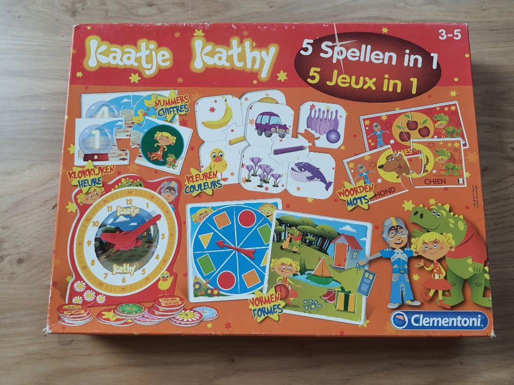 Clementoni 5-in-1 Spellendoos - Kaatje (studio 100), Ophalen, Zo goed als nieuw, Taal en Lezen