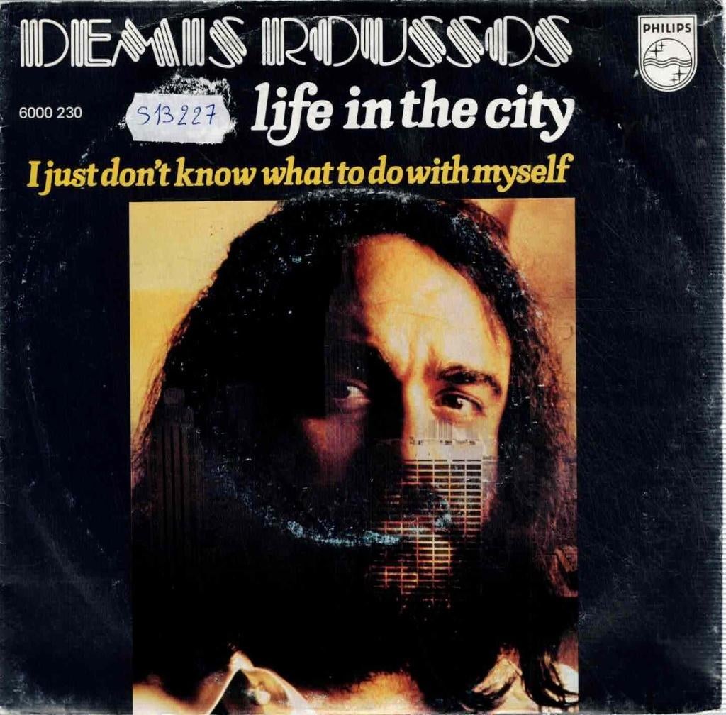 vinyl  7"    -    Demis Roussos    Life In The City, Ophalen of Verzenden, Overige formaten