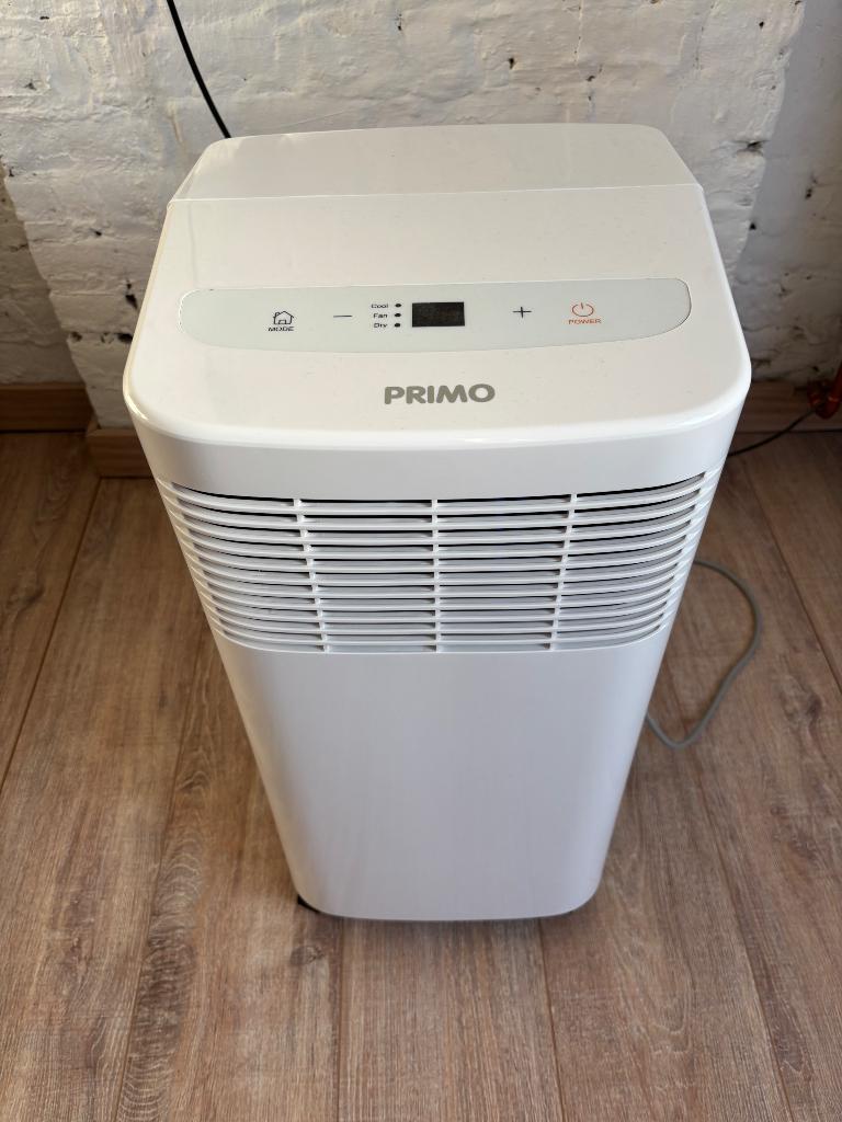 Primo 3-in-1 Mobiele Airco - Ventilator - Luchtontvochtiger, 60 à 100 m³, Refroidissement et Déshumidification, Comme neuf, Enlèvement