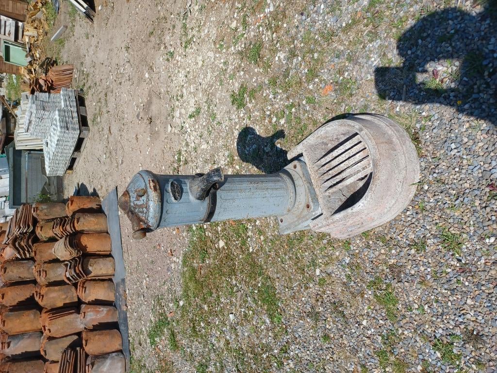 antieke franse dorpspomp, Tuin en Terras, Ophalen, Gebruikt, Gietijzer, Waterornament