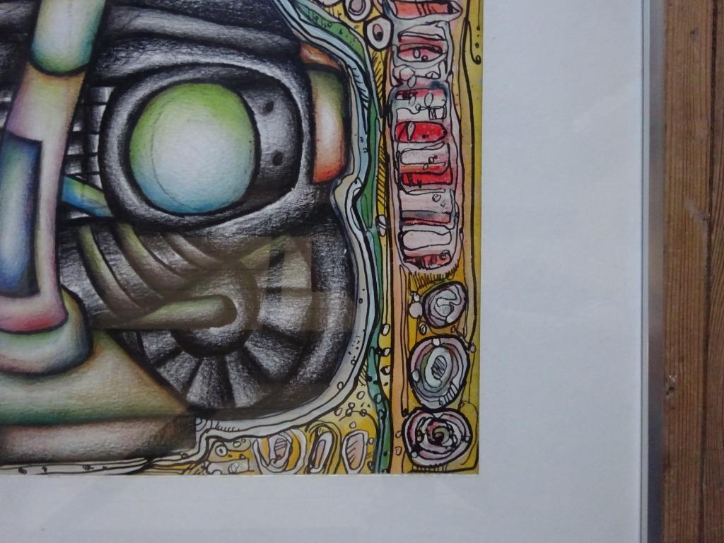 KoBass, Koen Bassez, GT, 73 x 55 cm, Stoplicht '79, Antiquités & Art, Art | Peinture | Moderne, Enlèvement