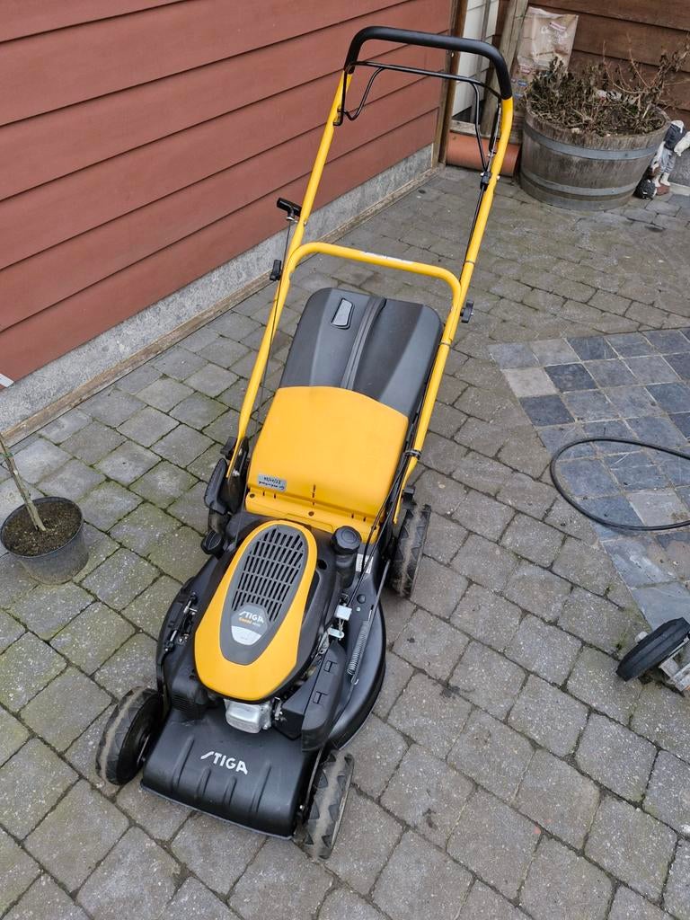 Stiga combi 48 SQ.  CRL484WSQ, Tuin en Terras, Grasmaaiers, Opvangbak, Ophalen