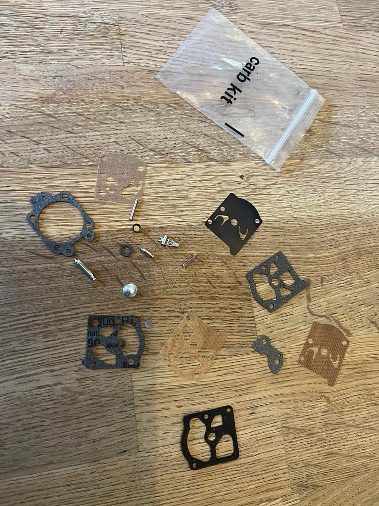 Kit reparation carburateur membrane / Tronçonneuse, Ophalen of Verzenden, Zo goed als nieuw