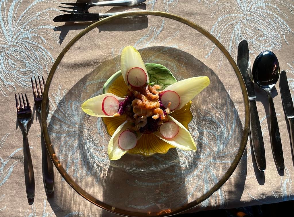 Onderborden met gouden rand, Huis en Inrichting, Ophalen, Zo goed als nieuw