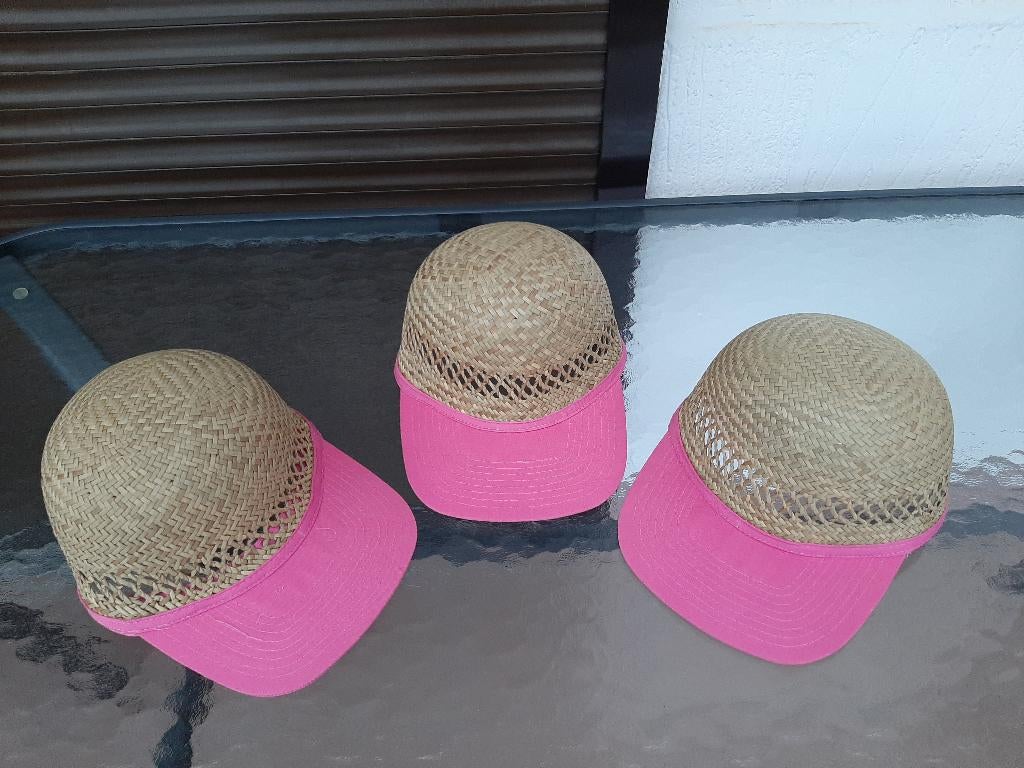 Zomers zonnehoedje/-petje  -  Riet  -  LU, Enlèvement ou Envoi, Neuf, Ustensile