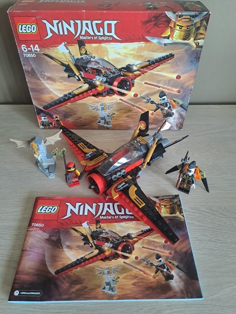 Lego Ninjago 70650 Destiny´s Wing 100% compleet, Ophalen, Zo goed als nieuw, Lego
