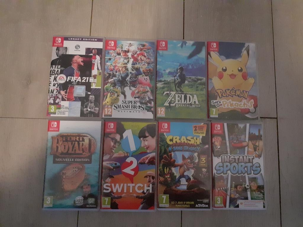 Jeux Switch, Ophalen, Gebruikt