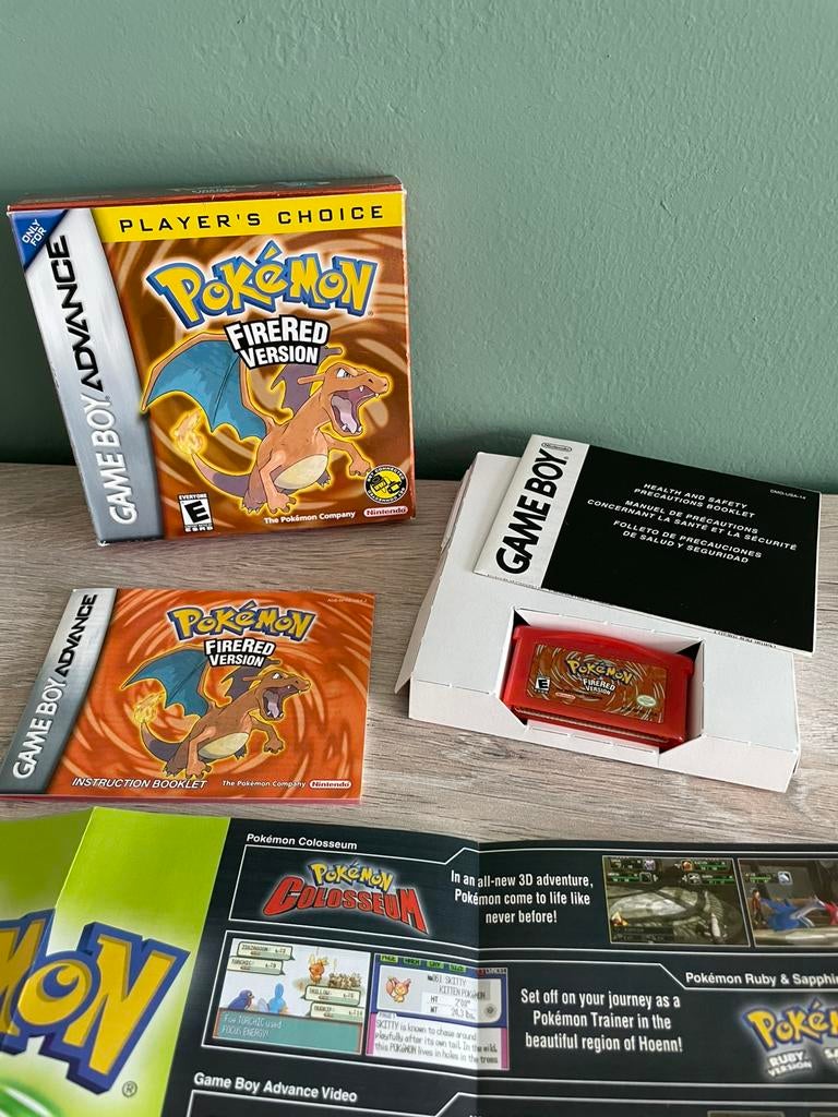 Pokémon FireRed Version Game Boy Advance (origineel), Games en Spelcomputers, Avontuur en Actie, Gebruikt, 1 speler, Ophalen of Verzenden