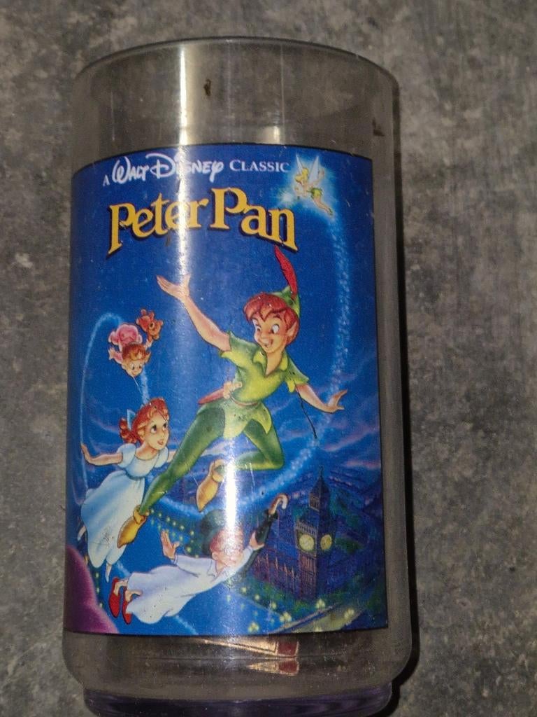 Plastieken beker Disney peter pan, Ophalen of Verzenden