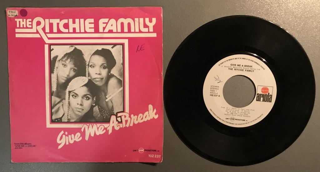 The Ritchie Family Vinyl -, Cd's en Dvd's, Ophalen of Verzenden, Gebruikt, Overige genres