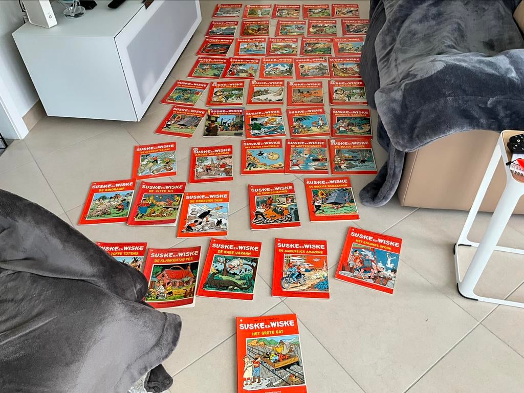 Een lot van 45 stripverhalen Suske en Wiske, Ophalen of Verzenden