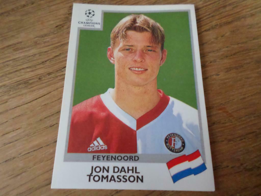 J. Dahl TOMASSON (Feyenoord) Champions League 1999-2000 nº98, Ophalen of Verzenden, Nieuw, Sport