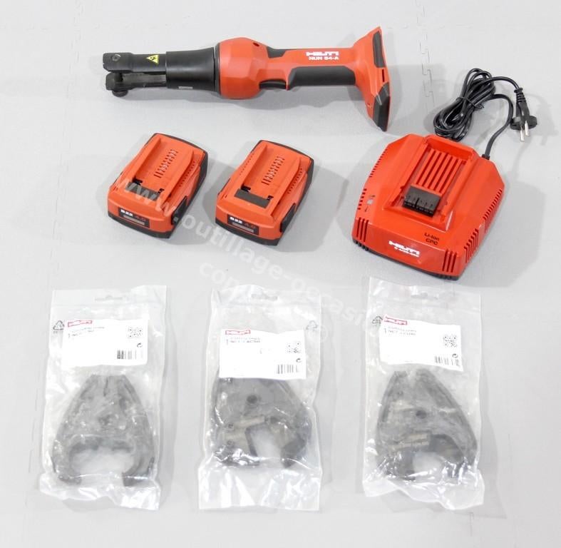 Sertisseuse 6 tonnes HILTI NUN 54-A + CUAL + ACSR + SU, Envoi