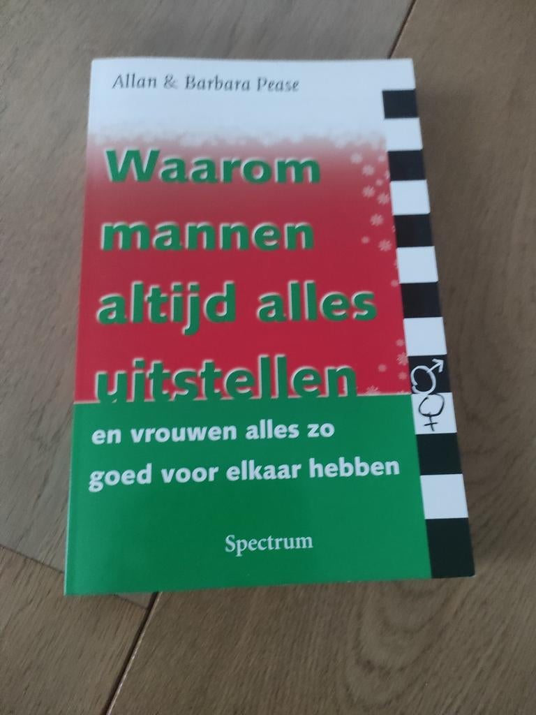 Waarom mannen altijd alles uitstellen, Boeken, Ophalen