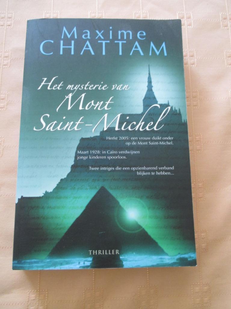 Het mysterie van Mont Saint-Michel - Maxime Chattam, Livres, Enlèvement ou Envoi, Comme neuf