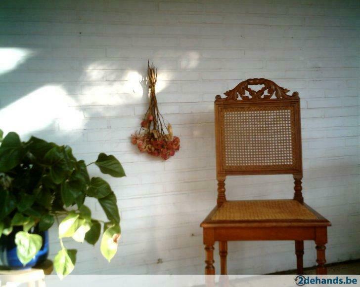 Zes prachtige antieke eiken gecaneerde stoelen, Antiek en Kunst