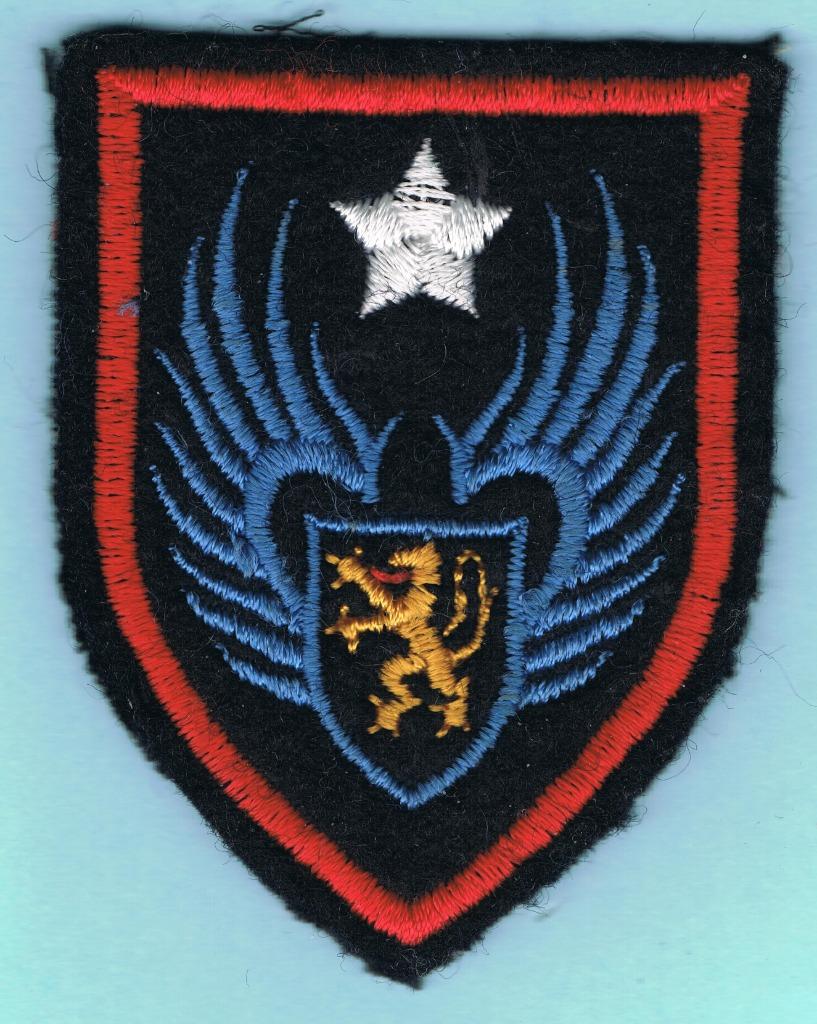 Belgian Air Force Sleeve Insignia ( MS61 ), Ophalen of Verzenden, Luchtmacht, Embleem of Badge