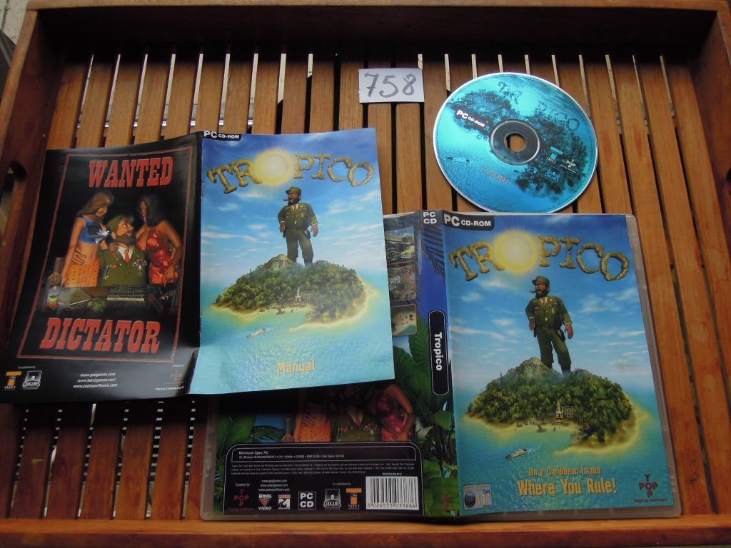 PC CD-ROM Tropico où vous régnez !, Enlèvement ou Envoi, Comme neuf, Aventure et Action, À partir de 12 ans