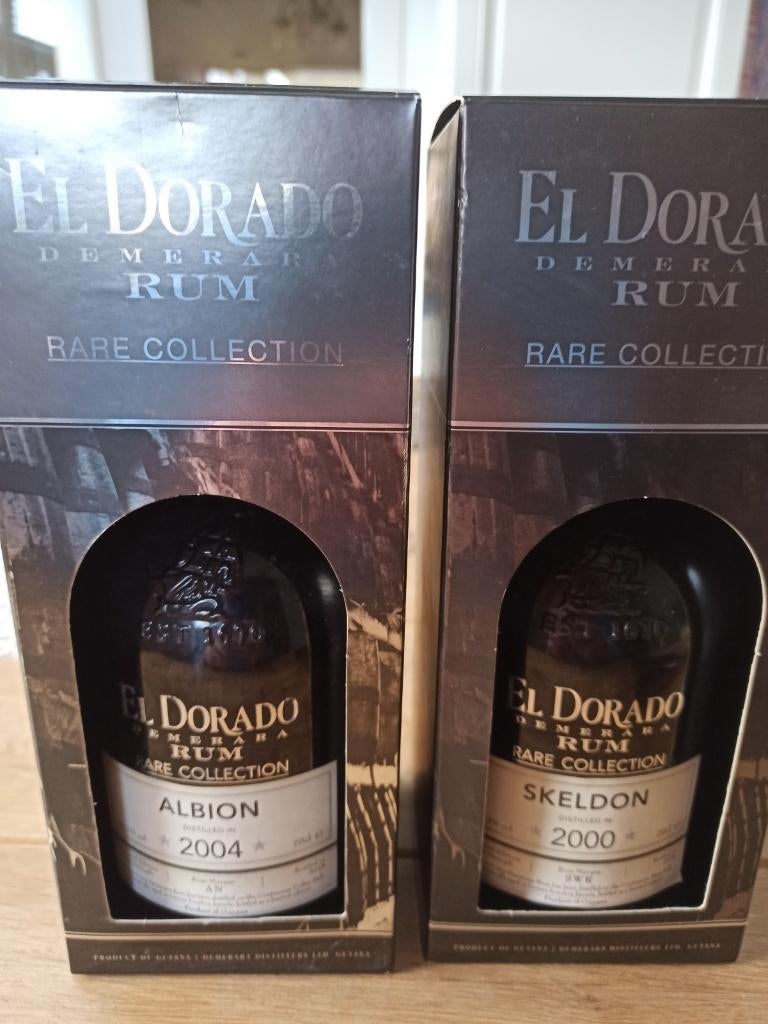 2x el Dorado rum rare collection Albion en Skeldon, Ophalen of Verzenden, Nieuw