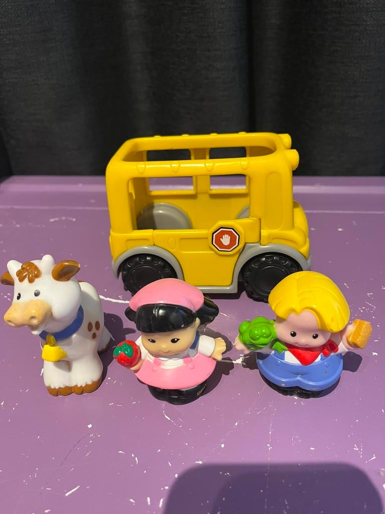 Little People busje, Kinderen en Baby's, Speelgoed | Fisher-Price, Ophalen of Verzenden, Gebruikt, Auto of Voertuig